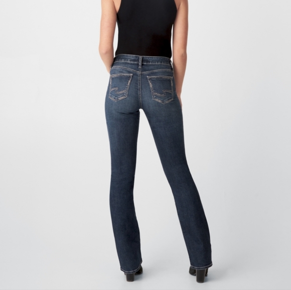 Silver Jeans Suki Mid Rise Slim Bootcut Jeans Size 27 - Picture 15 of 15